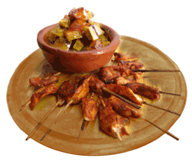 apoyo de recepcion pinchos tandoori